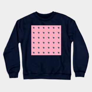 Hearts pattern Crewneck Sweatshirt